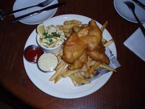 MONKS HALIBUT & CHIPS