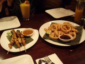 Satay and Calamari