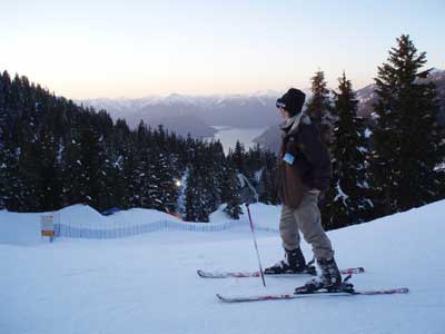 Steve on Cypress Mountain